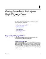 Предварительный просмотр 5 страницы Polycom Digital Signage 2000 Getting Started Manual