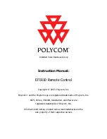 Preview for 1 page of Polycom EFIR10 Instruction Manual