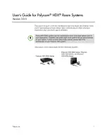 Preview for 6 page of Polycom HDX 6000 Series User Manual