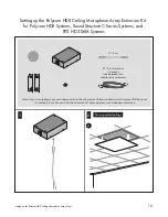 Предварительный просмотр 12 страницы Polycom HDX Ceiling Microphone Array Series Setting Up