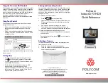 Preview for 2 page of Polycom Instructor FS HDX Quick Reference