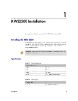 Preview for 5 page of Polycom KIRK 2500 Installation Manual