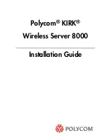 Polycom KIRK 8000 Installation Manual предпросмотр