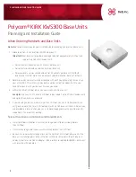 Polycom KIRK KWS300 Planning And Installation Manual preview