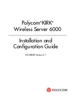 Предварительный просмотр 1 страницы Polycom KIRK KWS6000 Installation And Configuration Manual