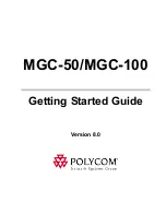 Предварительный просмотр 1 страницы Polycom MGC-100 Getting Started Manual