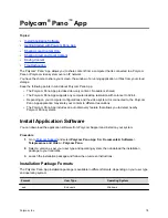 Preview for 20 page of Polycom Pano User Manual