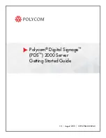 Preview for 1 page of Polycom PDS 2000 Getting Started Manual