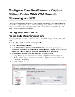 Preview for 60 page of Polycom RealPresence Capture Station Pro Administrator'S Manual