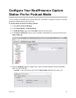 Preview for 69 page of Polycom RealPresence Capture Station Pro Administrator'S Manual