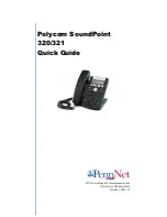 Предварительный просмотр 1 страницы Polycom SoundPoint 320 Quick Manual