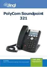 Предварительный просмотр 1 страницы Polycom SoundPoint 321 Configuring