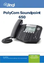 Предварительный просмотр 1 страницы Polycom SoundPoint 650 Configuring