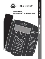 Предварительный просмотр 1 страницы Polycom SoundPoint IP 300 User Manual