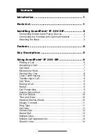 Preview for 2 page of Polycom SoundPoint IP 300 User Manual