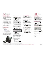 Preview for 3 page of Polycom SoundPoint IP 335 Quick User Manual