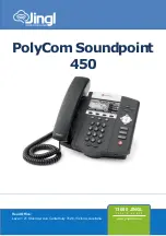 Предварительный просмотр 1 страницы Polycom SoundPoint IP 450 Configuring