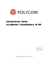 Polycom SoundPoint IP 500 Administrator'S Manual preview