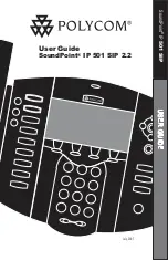 Polycom SoundPoint IP 501 SIP 2.2 User Manual preview