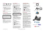 Предварительный просмотр 2 страницы Polycom SoundPoint IP650 Quick User Manual