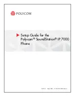 Polycom SoundStation 7000 Setup Manual preview