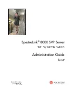 Preview for 1 page of Polycom SpectraLink 020 Administration Manual