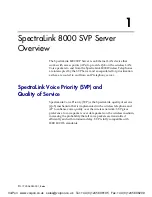 Предварительный просмотр 7 страницы Polycom SpectraLink 8000 SVP010 Administration Manual