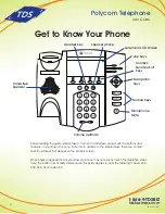 Preview for 2 page of Polycom Telephone User Manual