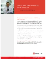 Polycom V2IU4300T Brochure предпросмотр