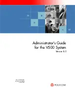 Preview for 1 page of Polycom V500 Administrator'S Manual