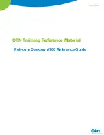 Polycom V700 Reference Manual preview