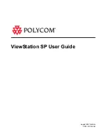 Preview for 1 page of Polycom ViewStation SP User Manual