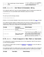 Preview for 58 page of Polycom Vortex EF2201 Command List