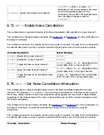 Preview for 61 page of Polycom Vortex EF2201 Command List