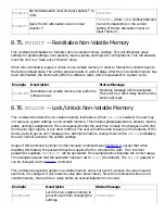 Preview for 62 page of Polycom Vortex EF2201 Command List