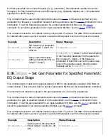 Preview for 73 page of Polycom Vortex EF2201 Command List