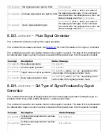 Preview for 80 page of Polycom Vortex EF2201 Command List