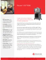 Предварительный просмотр 1 страницы Polycom VSX VSX 6000 Brochure & Specs