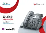 Предварительный просмотр 1 страницы Polycom VVX 310 Quick User Manual