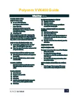 Preview for 5 page of Polycom VVX 400 Quick Reference Manual