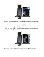 Предварительный просмотр 4 страницы Polycom VVX 501 User Manual