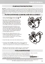 Preview for 11 page of POLYGROUP LIMITED SUMMER WAVES SKIMMERPLUS SFX1000 Owner'S Manual