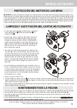 Preview for 29 page of POLYGROUP LIMITED SUMMER WAVES SKIMMERPLUS SFX1000 Owner'S Manual