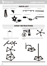 Preview for 2 page of Polygroup ILLUMINATIONS COLOR BLAST CONE TREE LED LIGHTS Owner'S Manual