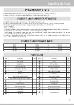 Preview for 7 page of Polygroup SFX1000 Owner'S Manual