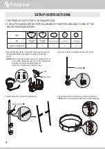 Preview for 4 page of Polygroup SUMMER WAVES 09C3A4USA057 Owner'S Manual