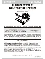 Preview for 1 page of Polygroup SUMMER WAVES P5E000400000 Owner'S Manual
