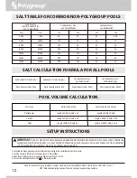 Preview for 12 page of Polygroup SUMMER WAVES P5E000400000 Owner'S Manual