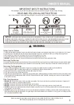 Preview for 3 page of Polygroup SUMMER WAVES RP1000 Owner'S Manual