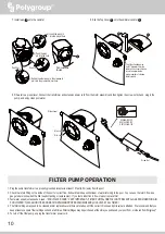 Предварительный просмотр 10 страницы Polygroup SUMMER WAVES SKIMMERPLUS SFX1000-BS Owner'S Manual